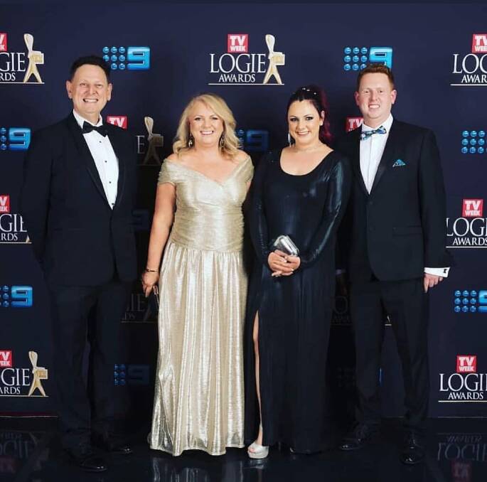 PRIME TIME: The Frens at last year's TV Week Logie awards. Picture: Supplied