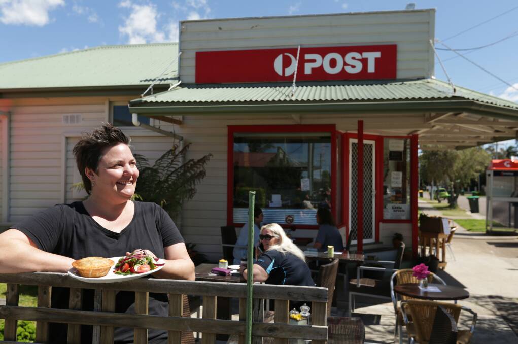 WARM WELCOME: Meet Samantha Boland, who owns Marks Point Post Office & Cafe. Picture by Simone De Peak