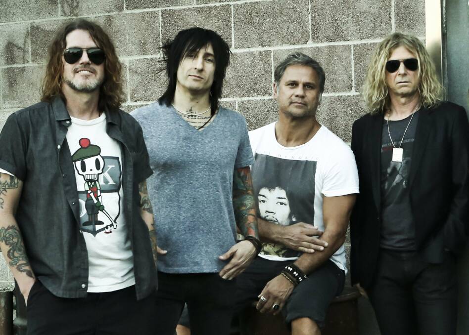 THE DEAD DAISIES: Dizzy Reed, Richard Fortus, Jon Stevens and David Lowy.