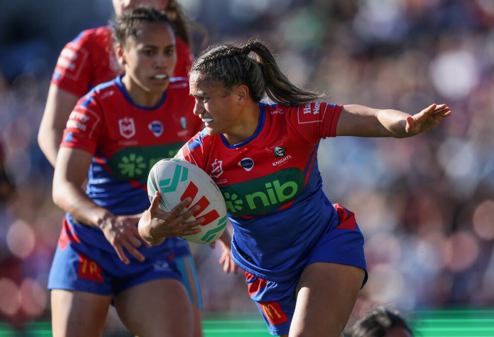 The Newcastle Knights take on the Sydney Roosters at McDonald Jones Stadium, Broadmeadow, on Saturday at 1.30pm. The Tigers versus Broncos game starts at 11.30am. Picture by Marina Neil 