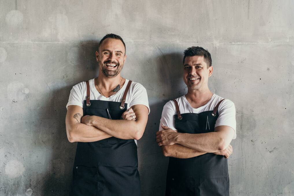 TALENT: Chefs Rafael Tonon and Nicholas Writer will run MEET's new Darby Street kitchen. Picture: Muse Photography