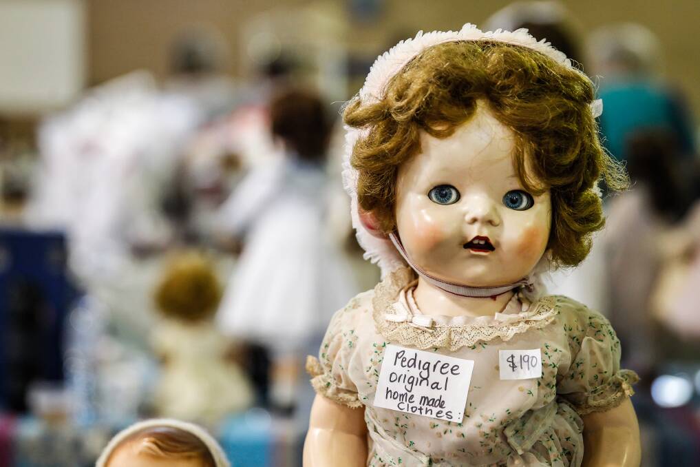 The 41st Annual Newcastle Doll Fair is on at Lambton High School on Saturday. Picture by Marina Neil