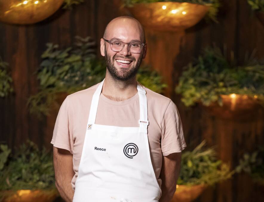 BACK TO WIN: Reece Hignell has not only won a legion of new fans on MasterChef Australia's all-star season, he has made it into the top five. 