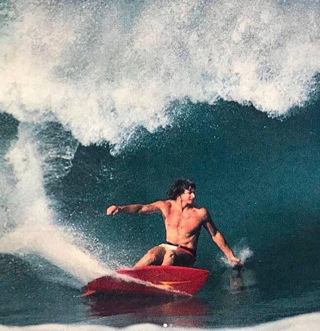 IN FORM: Mark Richards surfing Pipeline in 1977. 