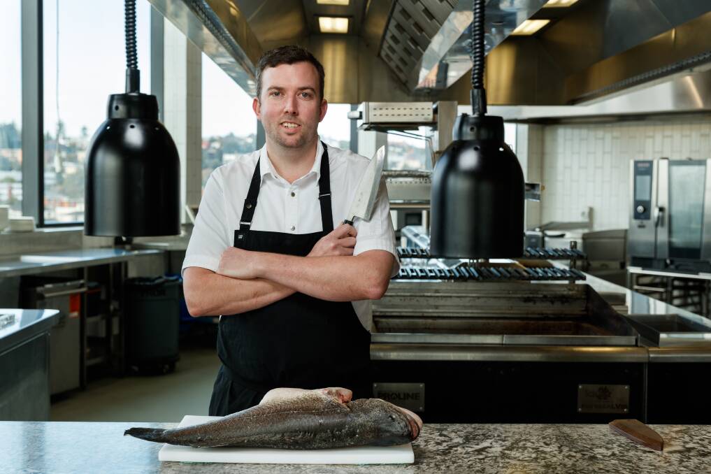 Matt Smith, executive chef at Roundhouse, Crystalbrook Kingsley. Picture by Max Mason-Hubers