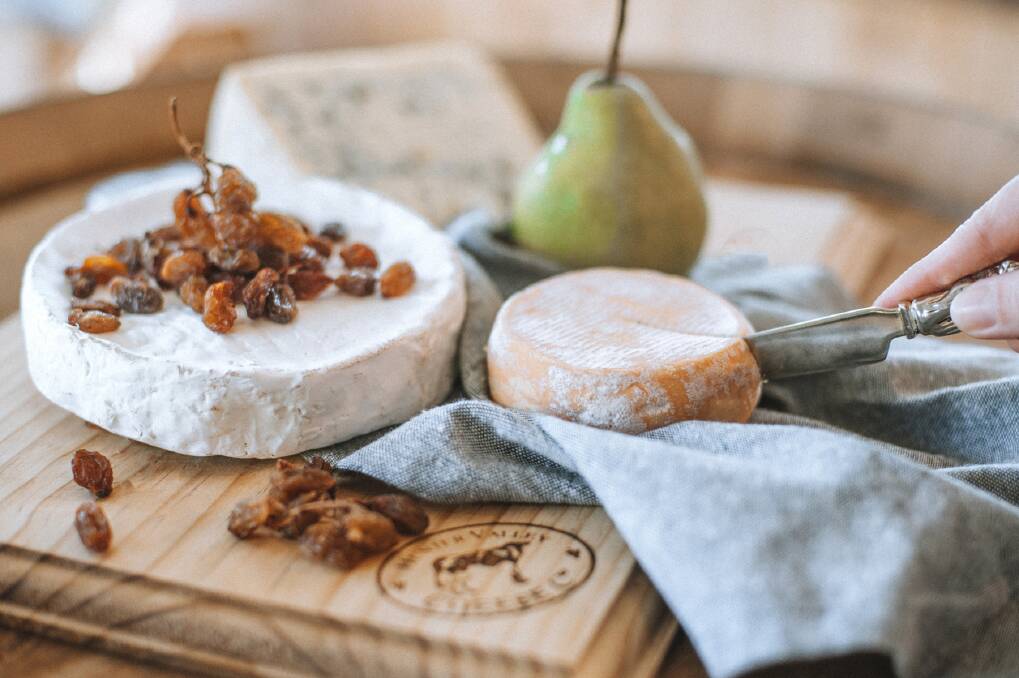 A Hunter Valley Cheese Factory Co. platter. Picture: Dominique Cherry