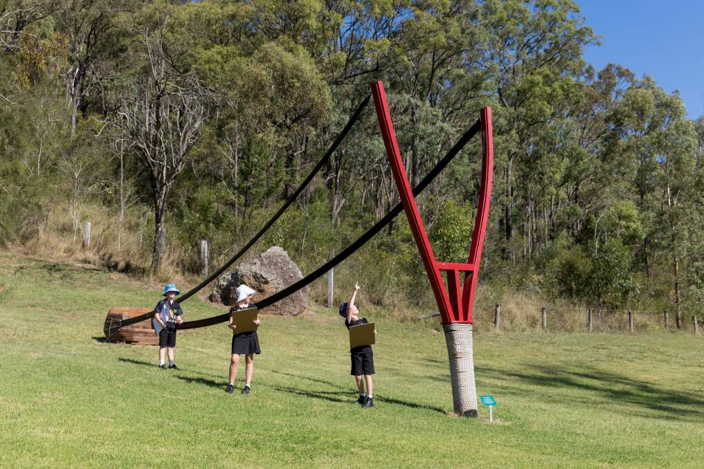 Winmark Wines has a sculpture park and an activity pack for kids. Picture supplied 