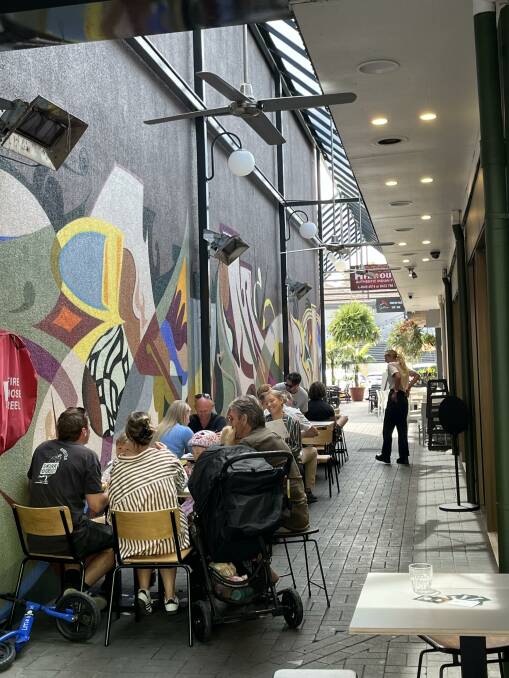 Bowie, a new cafe on Hamilton's Beaumont Street, opens today. Picture by Lisa Rockman