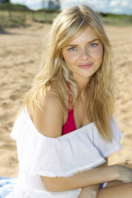 UP AND COMING: Samara Weaving, in her Home and Away days. 