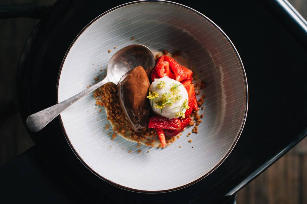 TRIED AND TRUE: Sweet, sour and textured, this dessert has a clever balance. Picture: Dominique Cherry