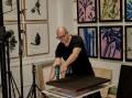 Photographer David Griffen at work in his Hamilton studio. Picture supplied