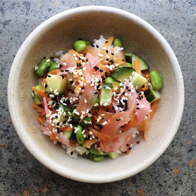 POPULAR: The smoked salmon poke bowl at Emerson's Restaurant. 