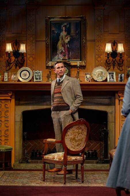 Helpmann Award winner Alex Rathgeber as as Giles Ralsto in Agatha Christie's The Mousetrap. Picture by Chris Parker