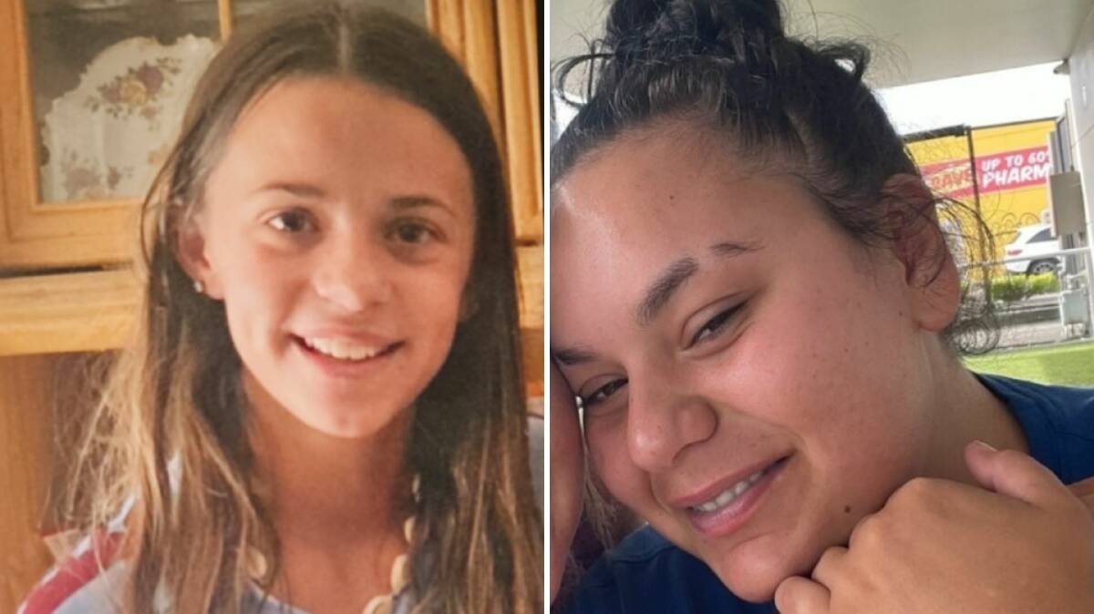 Hayley Thompson, left, and Charntae Lesslie, right, are both missing.