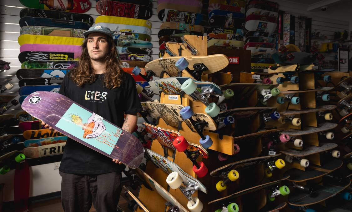 East End Surf and Skate owner Aidan Essex-Plath said the trend toward online shopping had dramatically impacted sales in his brick-and-mortar store.