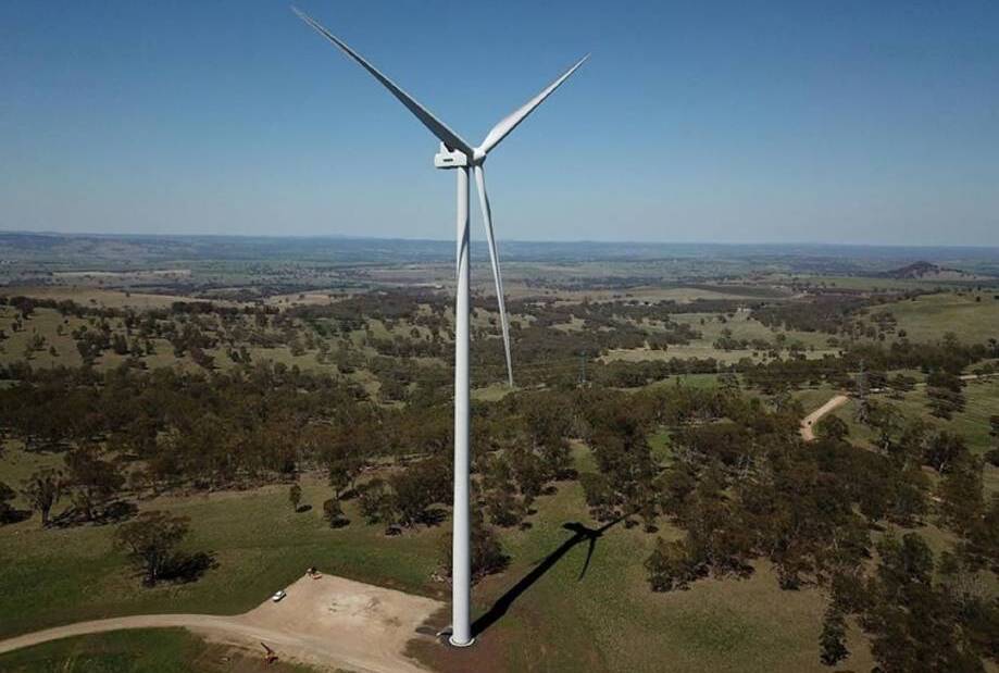 The project will have more than 50 turbines that will tower 220 metres high.File photo.