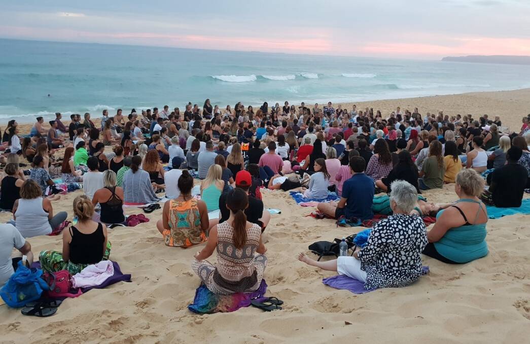 Connect with Nature: A meditation at Bar Beach on a full-moon evening. 