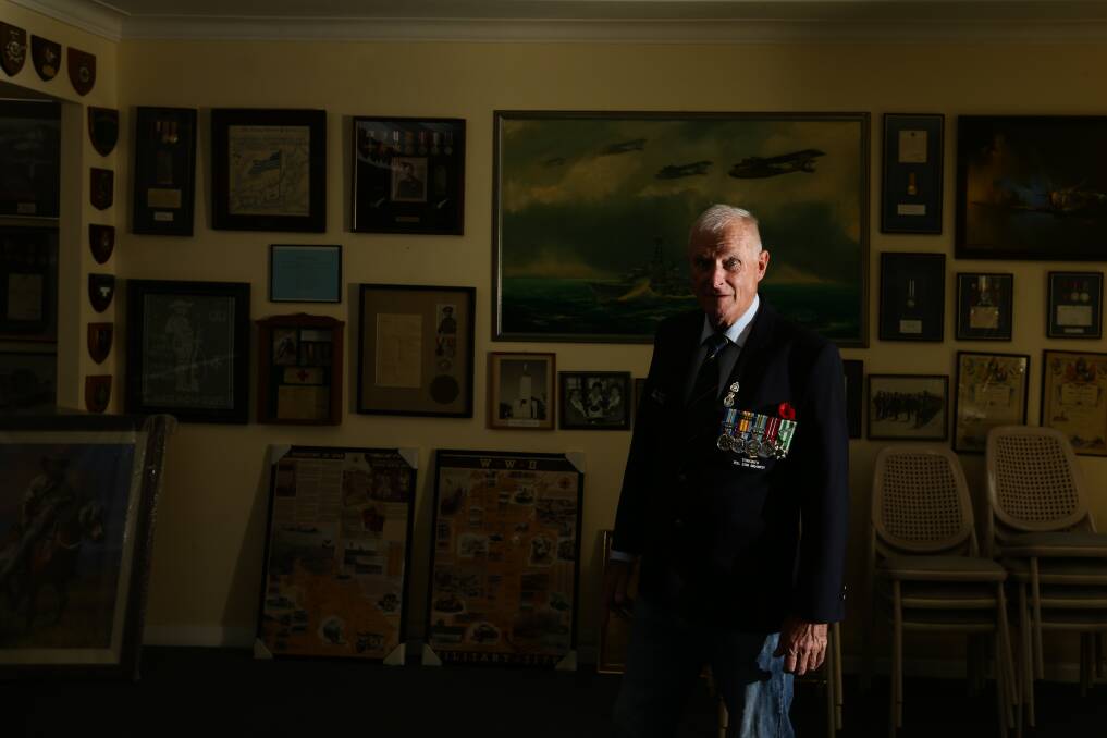 Roger Priest, a Vietnam veteran with Toronto RSL sub branch, lives with PTSD. He will be among the first people in the Hunter to try MDMA as a treatment. Picture by Jonathan Carroll 