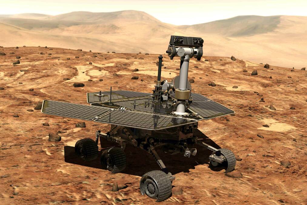 Spaced Out: The Mars exploration rover is aptly named Opportunity. Picture: NASA.     