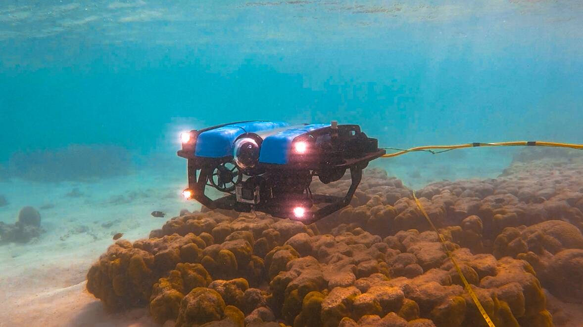 Jasmine, the underwater vehicle. 