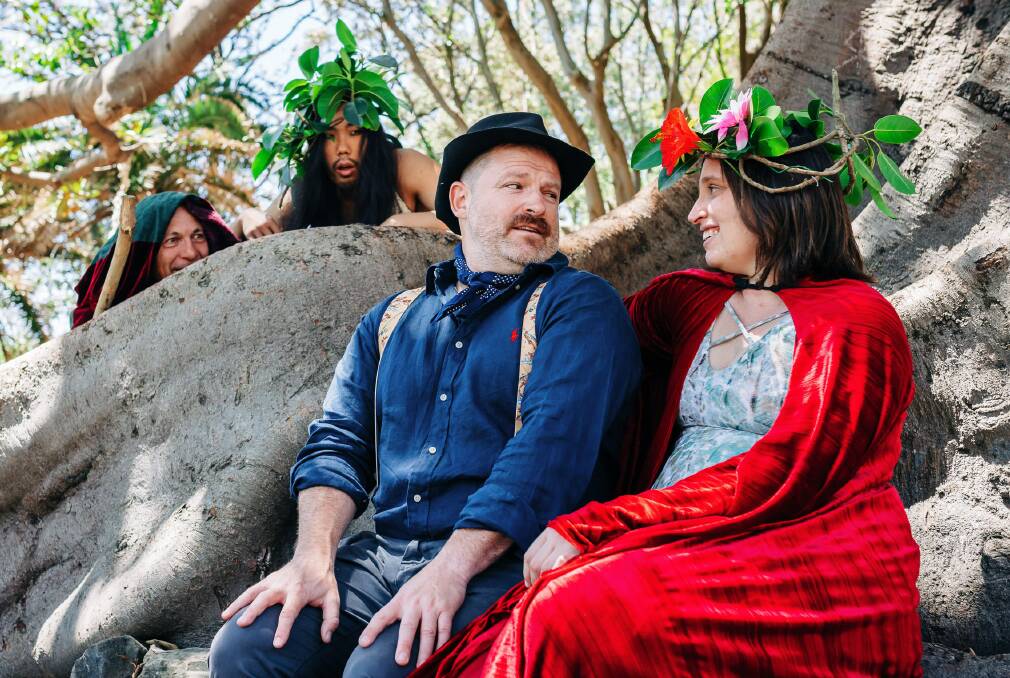 A Midsummer Night's Dream will be performed in Newcastle next month, including local actors Roger Ly, Matthew Heys, and Sara Barlow. Picture by Solomon Wilks 