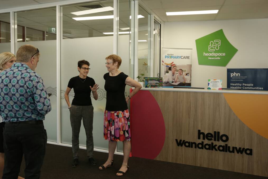 Expanding: The official opening of the new extension to headspace Newcastle. Picture: Simone De Peak 