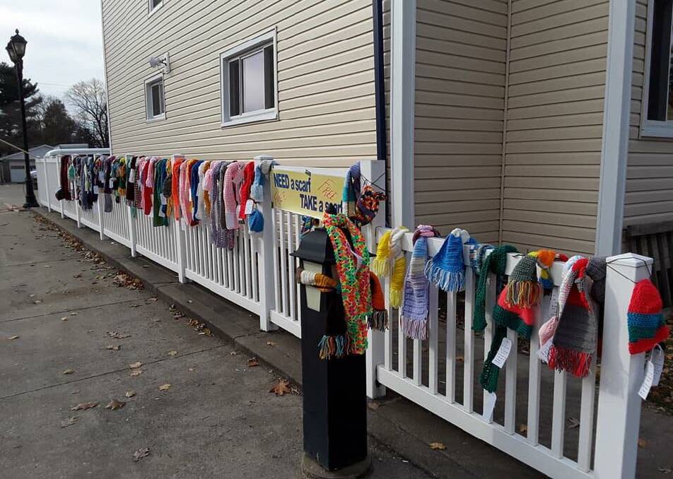 The Scarf Project in a US town. 