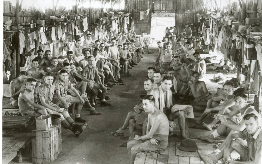 War Story: Australian soldiers in Changi POW camp in Singapore  in World War II.   