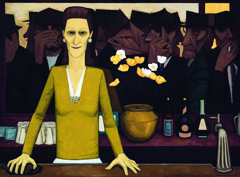 Drink It Down: John Brack's 1954 painting The Bar depicted the six o'clock swill.   