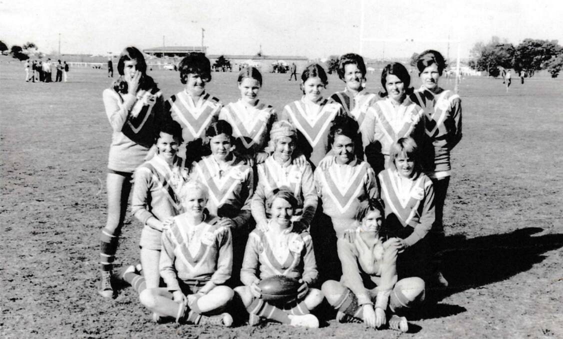 Girl Power: The West Rosettes played against Leichhardt Wildcats in 1972.  