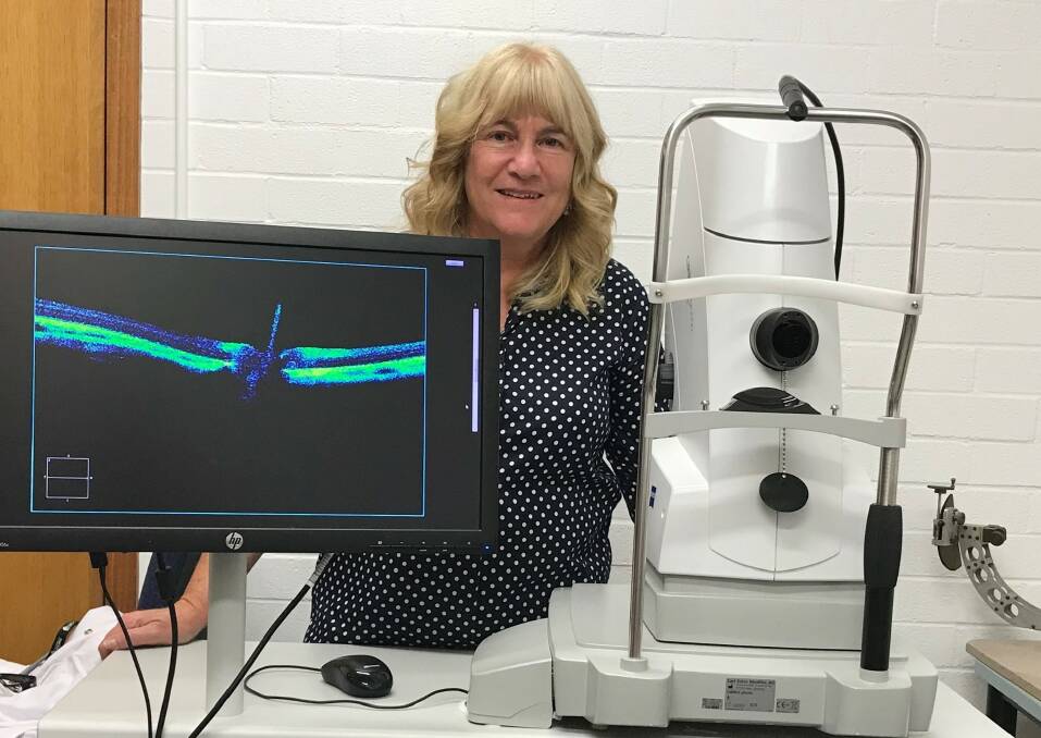 Eyes Open: Associate Professor Sally McFadden says myopia can progress to high myopia and blindness. 