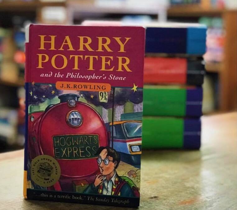A Harry Potter first edition. 