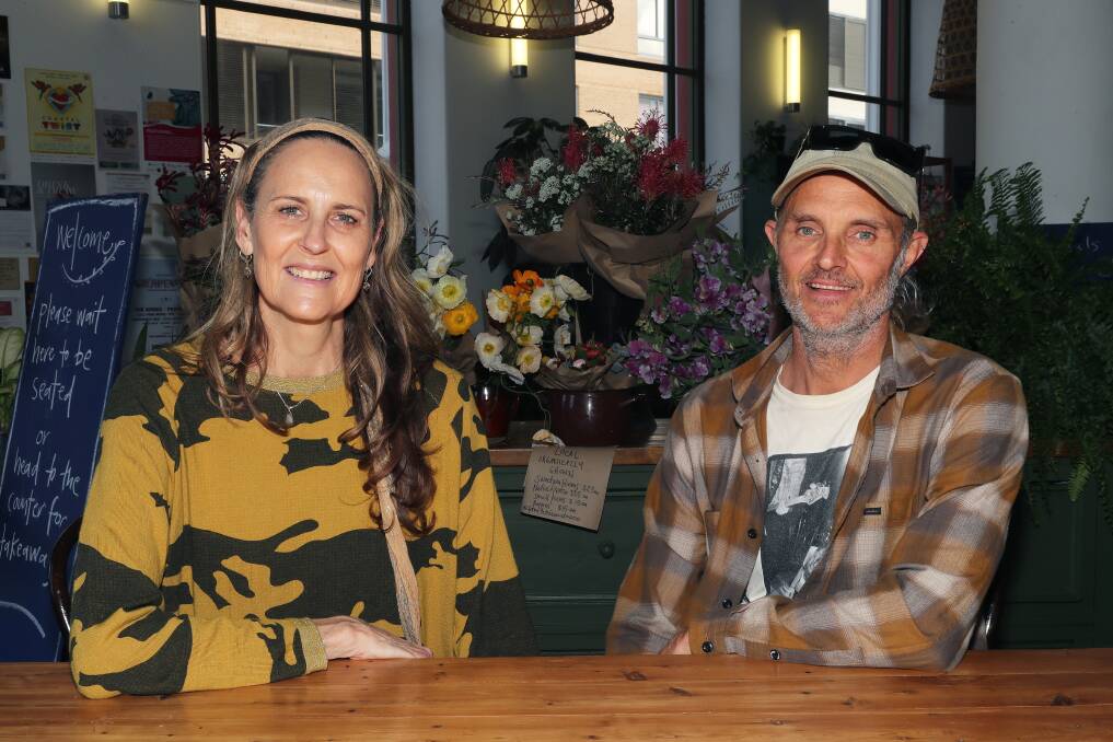 Tanya Williamson and Adam Cowan at Momo Wholefood Cafe in Newcastle. Picture by Peter Lorimer 