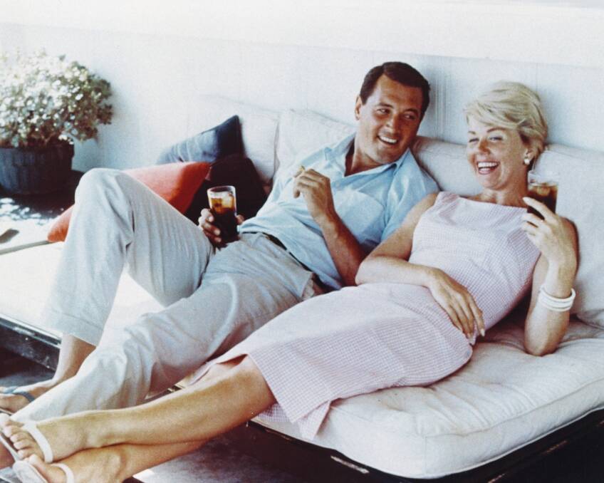 Star Power: Rock Hudson and Doris Day in 1960. Picture: Silver Screen Collection/Getty 