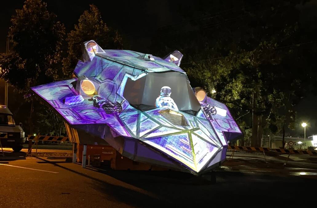 Parking Space: A spaceship that's planned to be used for a sci-fi-themed cabaret variety show in Newcastle. 