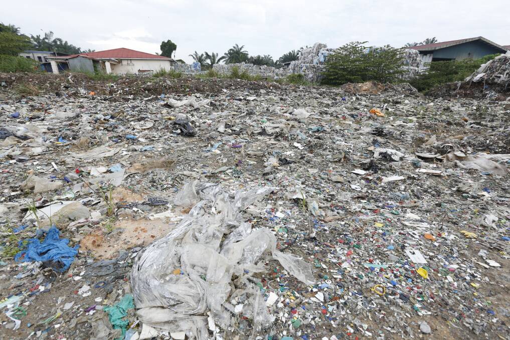Filthy: An unregulated plastic waste site in Malaysia that Greenpeace exposed. Waste from Western countries was being dumped in Malaysia. Pictures: Nandakumar S. Haridas 