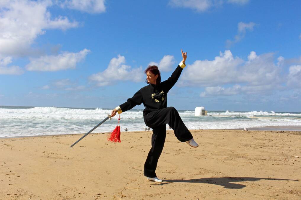 Stress Relief: Amanda Heidke uses the power of tai chi to help her students reduce stress and improve their health. 