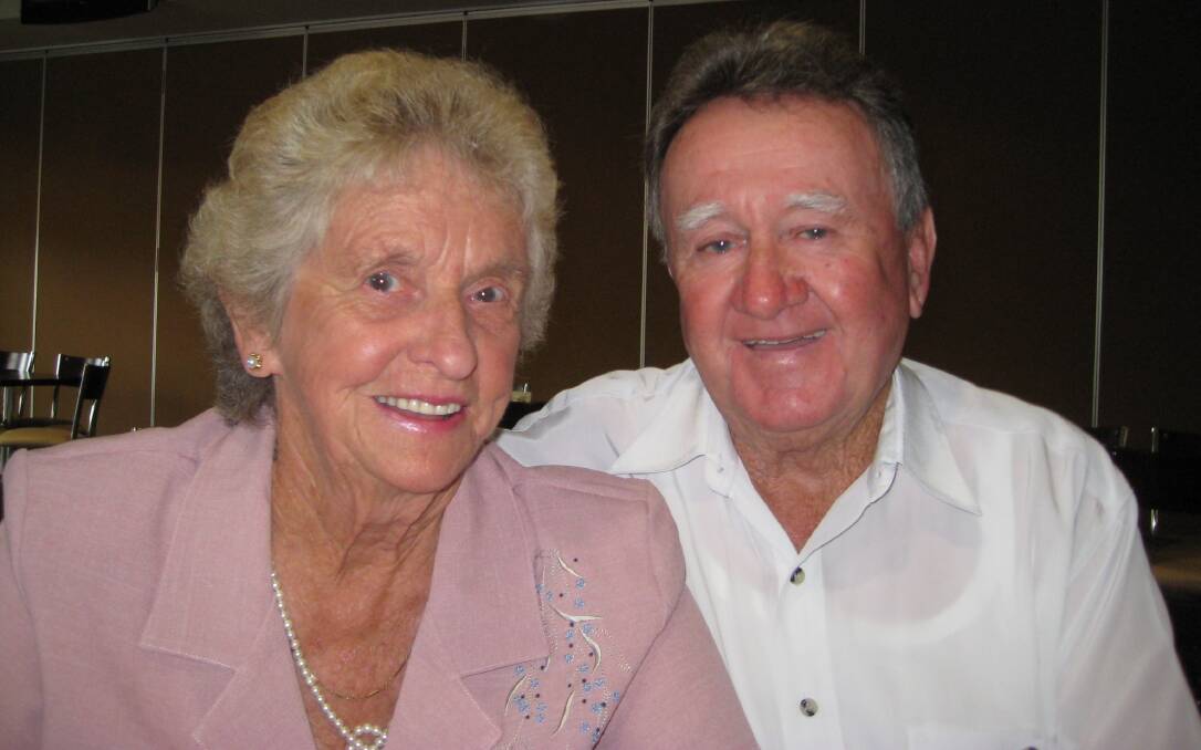 Sweethearts: Bill and Jo Close met at a Maitland Town Hall dance around 1951. 