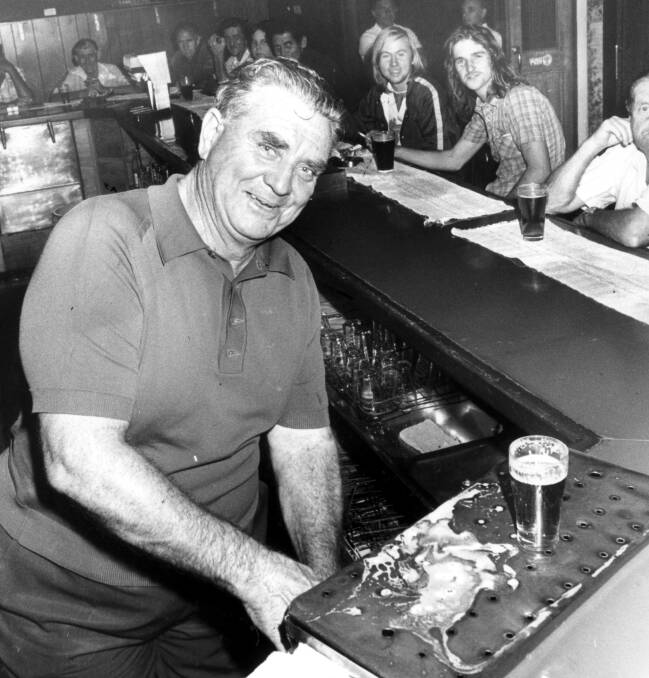 Legend: Reg Date ran the Albion Hotel. He was also a famous soccer player.  