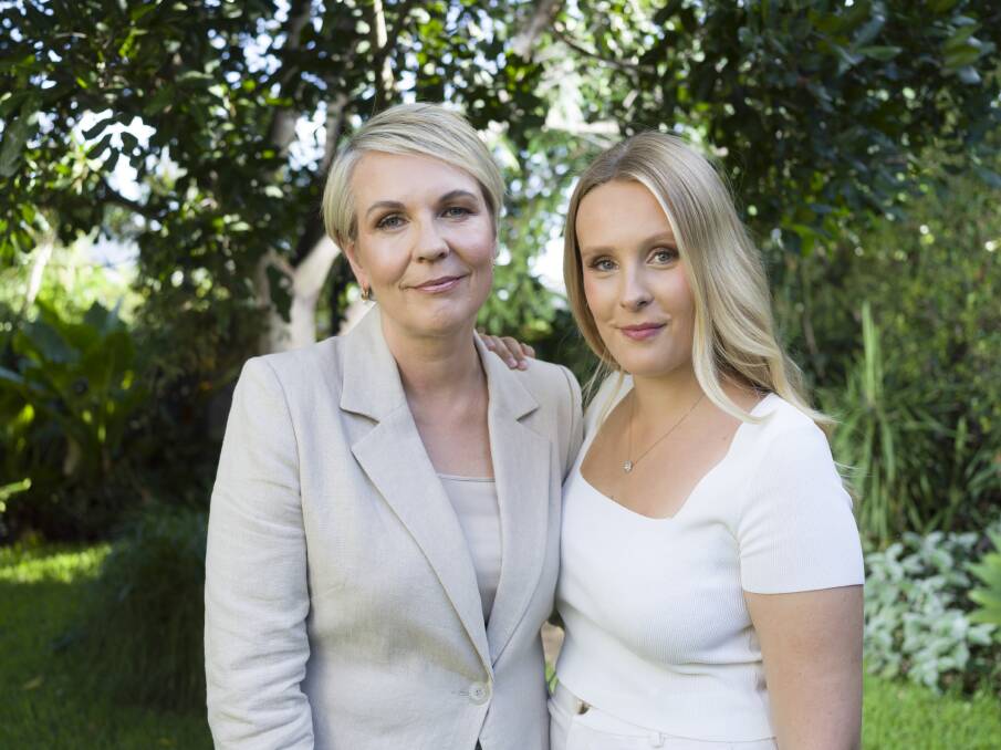 Tanya Plibersek with daughter Anna Coutts-Trotter, who co-founded The Survivor Hub. Picture by Tim Bauer 