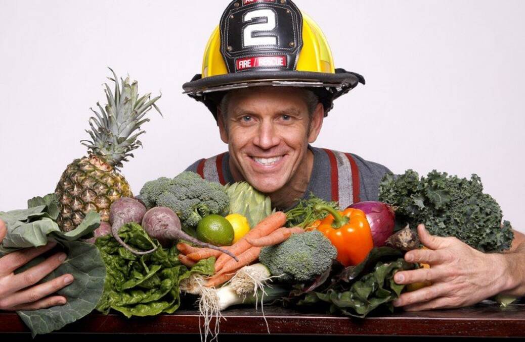 Good Food: Rip Esselstyn has helped many firefighters in the US choose healthier diets. Meanwhile, our fireys are eating noodles. 