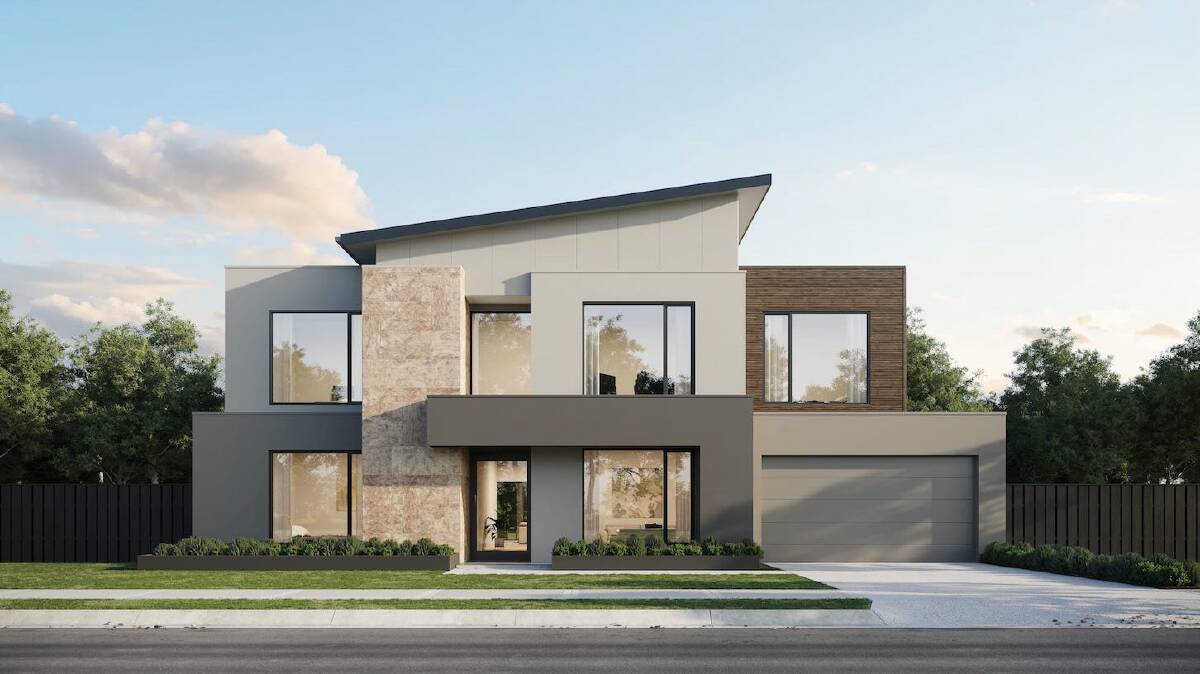 Style: A house design for Trinity Point at Morisset Park in Lake Macquarie. 