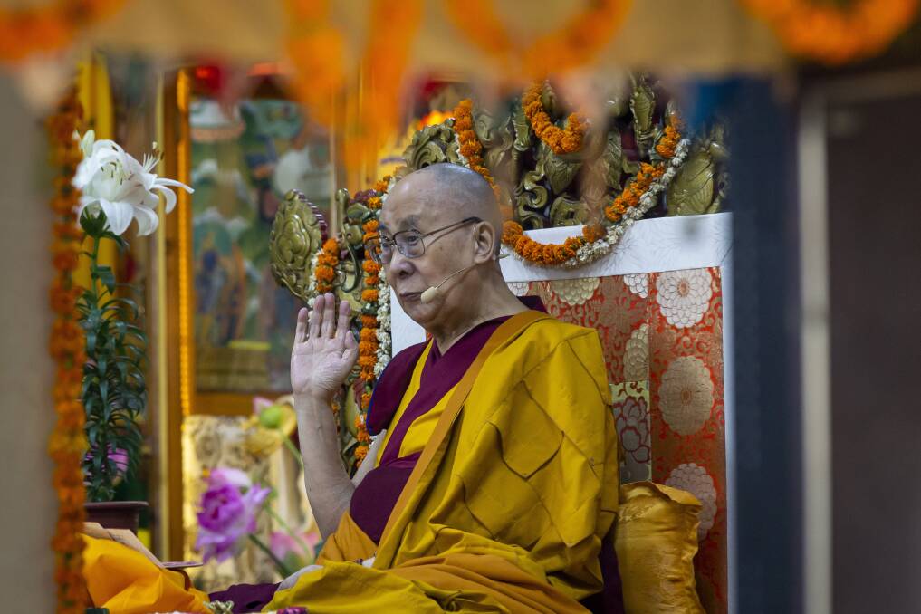 Tibetan spiritual leader, the Dalai Lama. 
