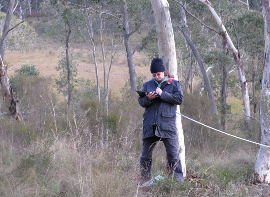 On The Job: Ecologist Stephen Bell at Dunns Swamp in Wollemi National Park. 