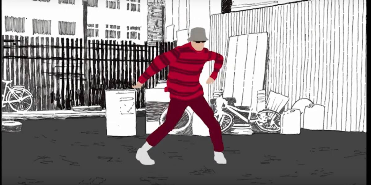 This University of Newcastle animation reminded us of Freddie Krueger. 