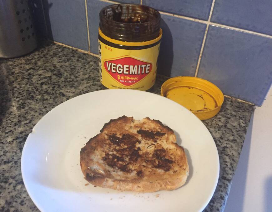 A serious case of Vegemite deficiency.   