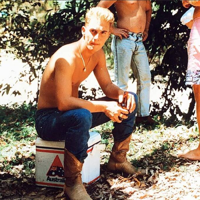 Matthew McConaughey in Australia at 18. 