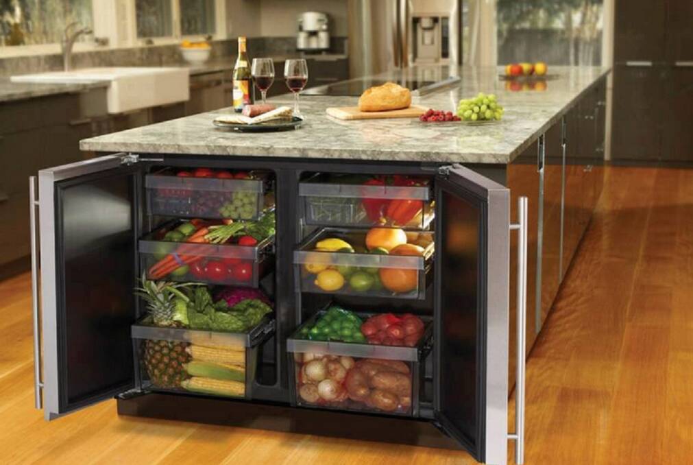 Cool Design: This fridge is a similar concept to a reader's nifty idea. 
