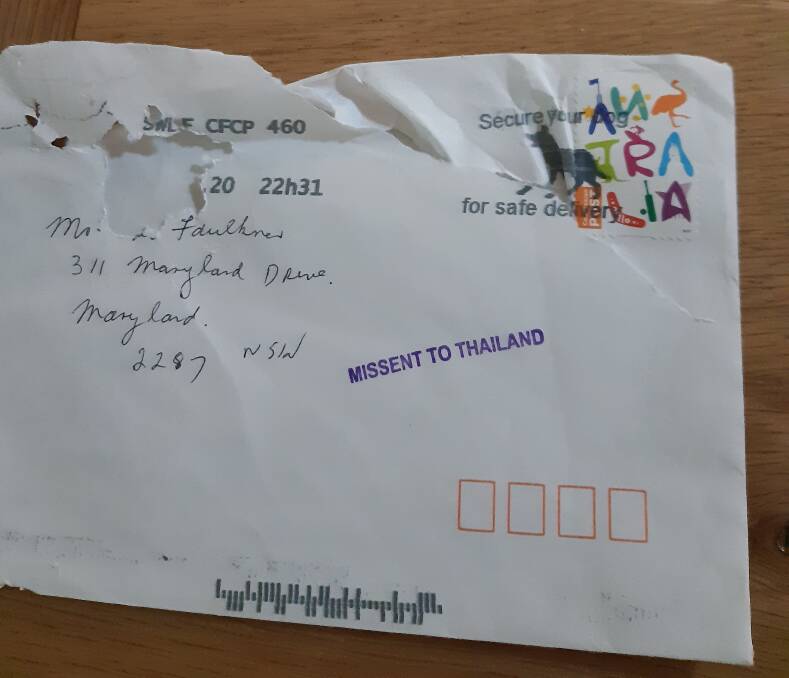 Another letter missent to Thailand. 