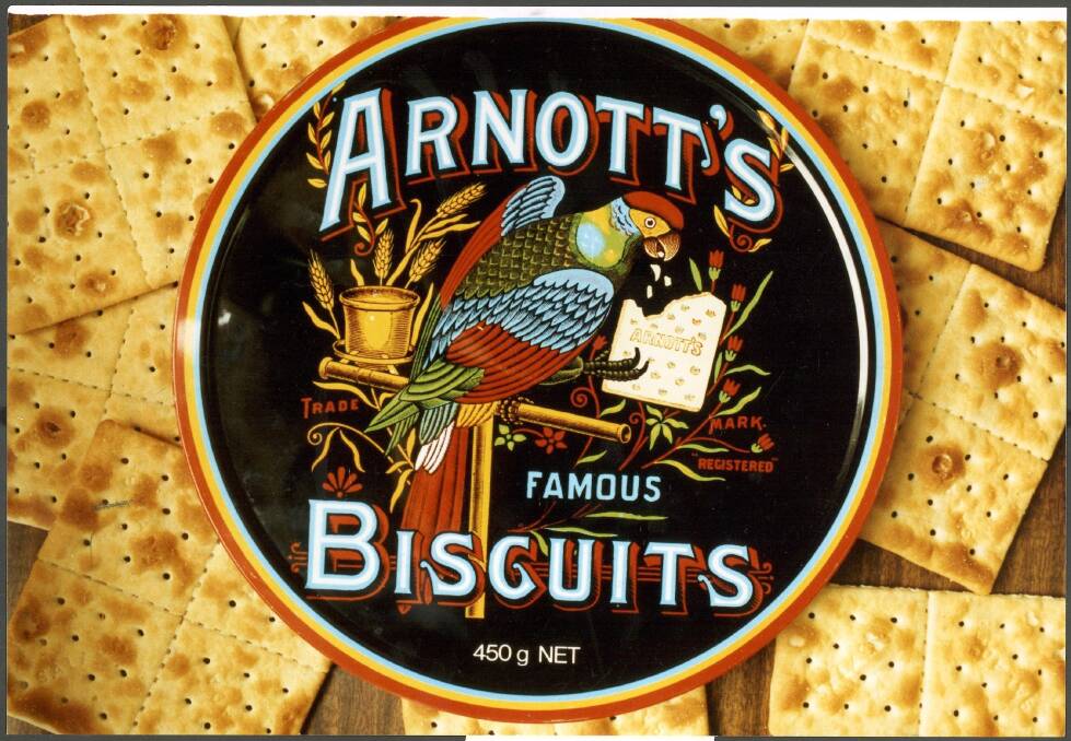 Hello Polly: The traditional Arnott's logo apparently has a hidden meaning related to the macaw on its perch. 